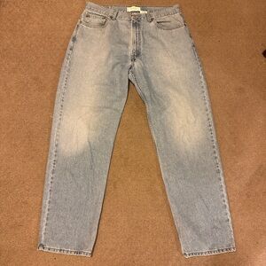 Vintage Faded Levis 550 Light Blue Relaxed Jeans
